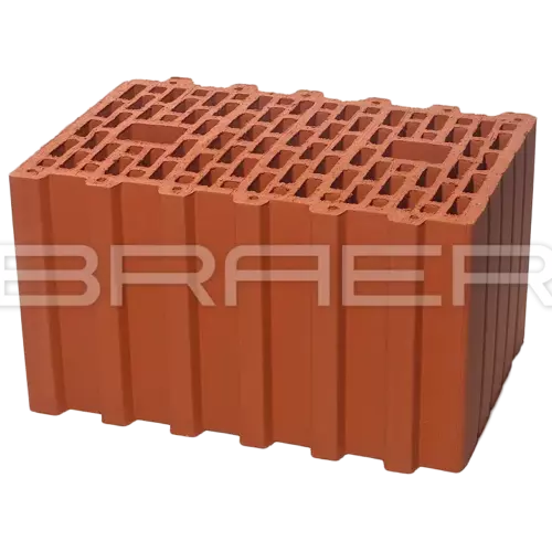 Керамические блоки BRAER Ceramic Thermo 10.7 НФ (Крупноформатный поризованный блок 38)