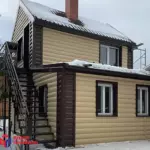 БЛОКХАУС Акриловый сайдинг | Премиум, Орех тёмный ВН-02 3100х320мм