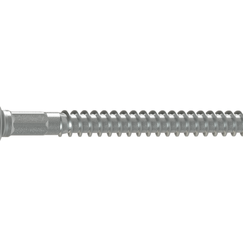 Шпилька специальная с гайкой (без цвета) Standard, оцинкованная сталь