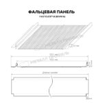 Фальцевая панель Металл Профиль FASTCLICK-В (PURMAN-20-Argillite-0.5) — изображение 3