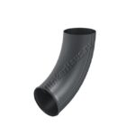 Колено сливное Aquasystem D90 мм, GreenCoat Pural BT matt, RR 23 (серый)