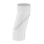 S-обвод Aquasystem D100 мм, GreenCoat Pural BT, RR 20 (белый)