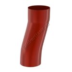 S-обвод Aquasystem D100 мм, GreenCoat Pural BT, RR 29 (красный)