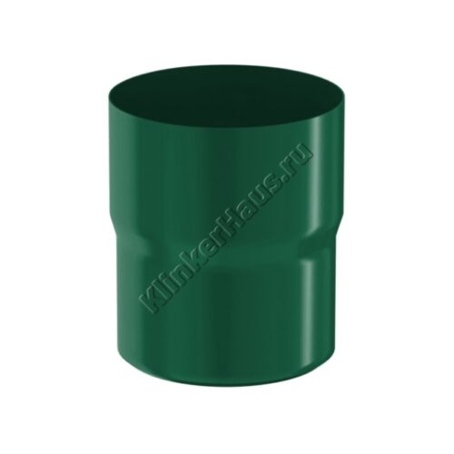 Соединитель трубы муфта Aquasystem D90 мм, GreenCoat Pural BT, RAL 6005 (зеленый)