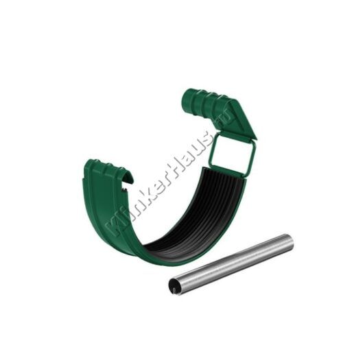Соединитель желоба Aquasystem D125 мм, GreenCoat Pural BT, RAL 6005 (зеленый)
