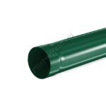 Труба водосточная 1м Aquasystem D90 мм, GreenCoat Pural BT, RAL 6005 (зеленый)