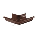 Угол 90 гр внешний Aquasystem D125 мм, GreenCoat Pural BT matt, RAL 8017 (коричневый)