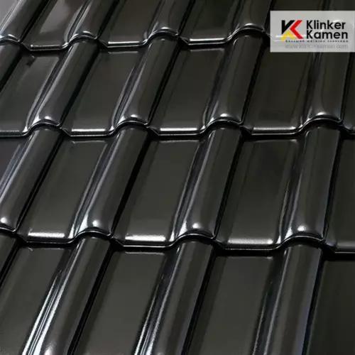 Керамическая черепица Roben FLANDERNplus Schwarz 456×299 мм