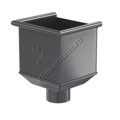 Воронка водосборная Aquasystem D90 мм, GreenCoat Pural BT, RR 23 (серый)