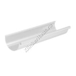 Желоб водосточный 3м Aquasystem D150 мм, GreenCoat Pural BT, RR 20 (белый)